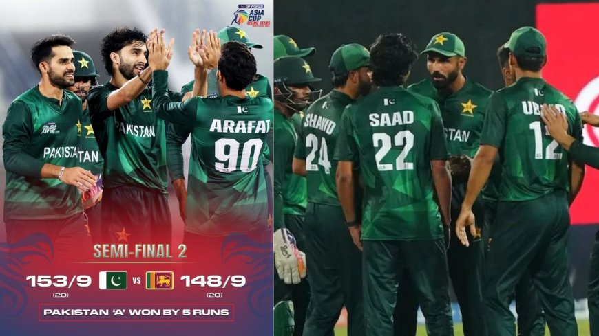 Pakistan Cheated to Steal Win vs Sri Lanka - Wrong Umpire Decision Costs Lanka Final Berth in the Asia Cup Rising Stars 2025