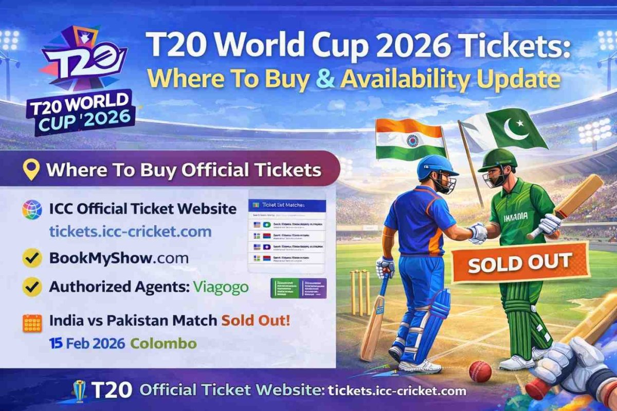T20 World Cup 2026 Tickets: Where to Buy and Availability Update