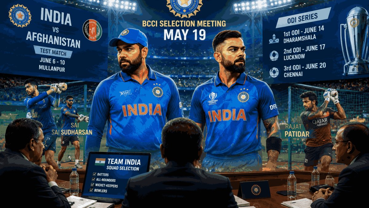 BCCI Set to Reveal India Test and ODI Squads for Afghanistan Tour