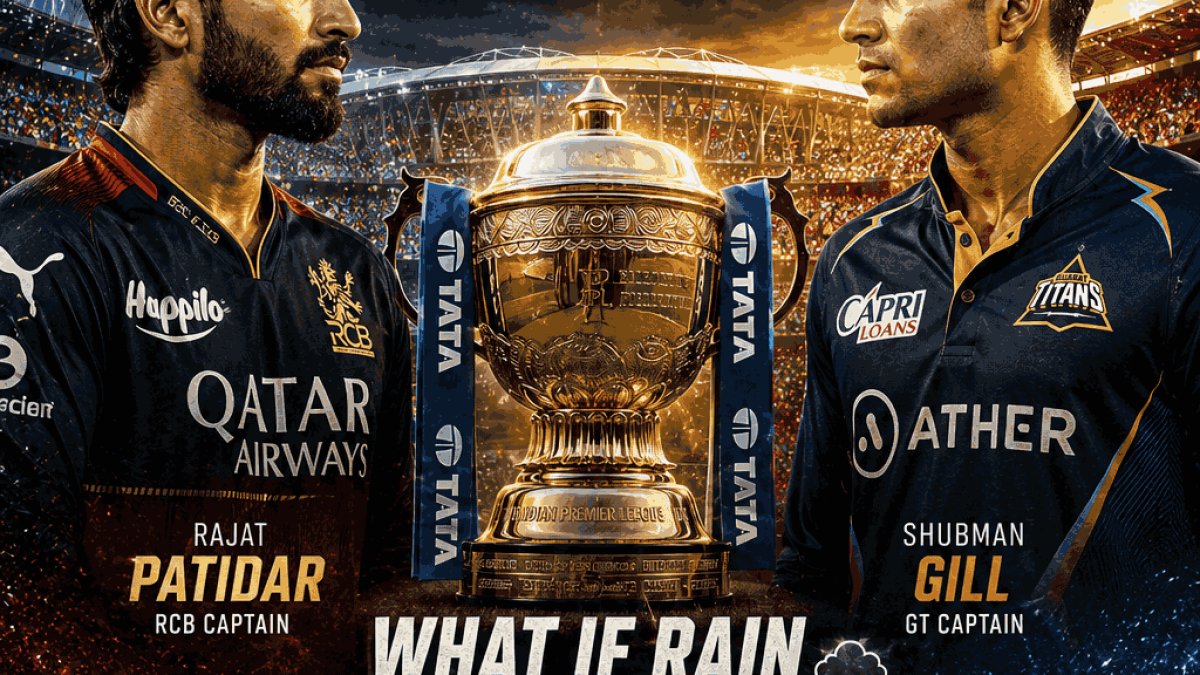 IPL 2026 Final: What Happens If RCB vs GT Is Washed Out? Reserve Day Rules and Trophy Scenario Explained