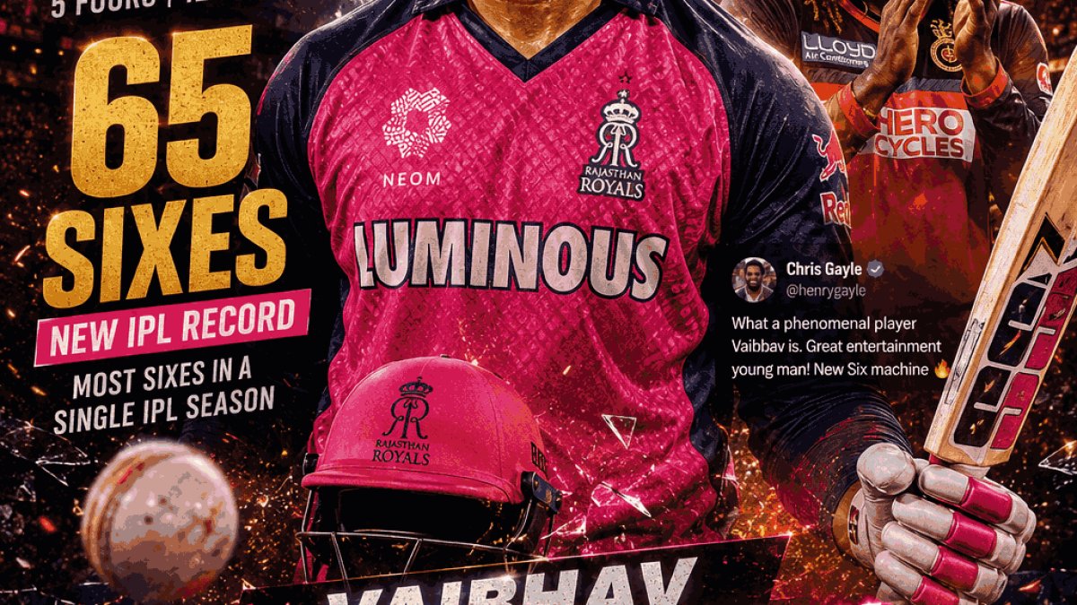 Vaibhav Sooryavanshi Breaks Chris Gayle’s Record, Gets New Nickname From Universe Boss