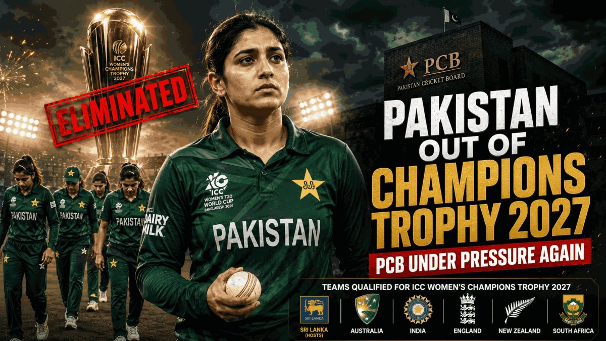 Pakistan Knocked Out of ICC Women’s Champions Trophy 2027 as PCB Faces Fresh Criticism After Qualification Failure