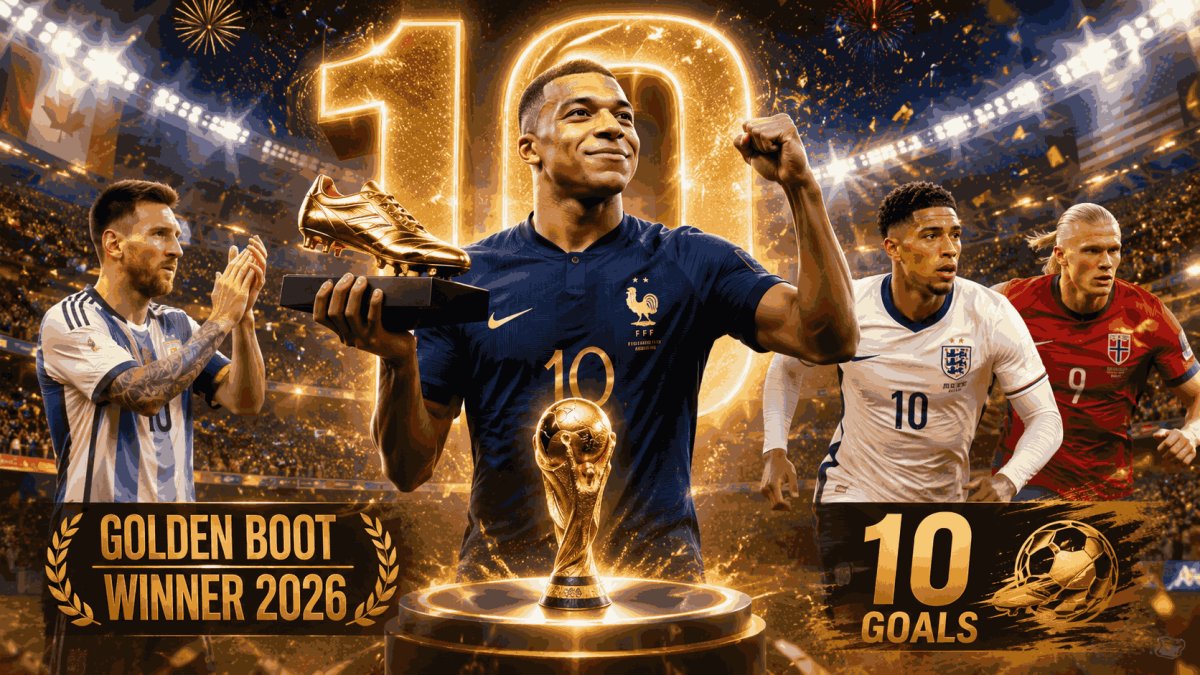 Kylian Mbappé Wins adidas Golden Boot at FIFA World Cup 2026, Makes History with Record-Breaking Goal Haul